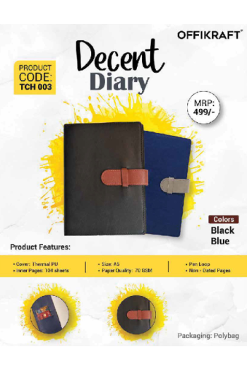 Offikraft Decent Notebook - Blue